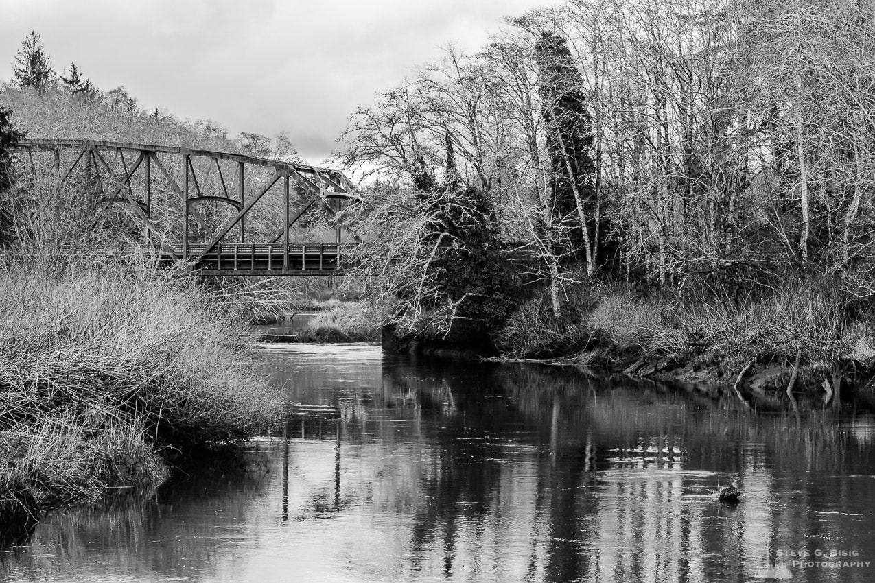 Bridge Over the Humptulips River, Washington, Winter 2017 Steve G