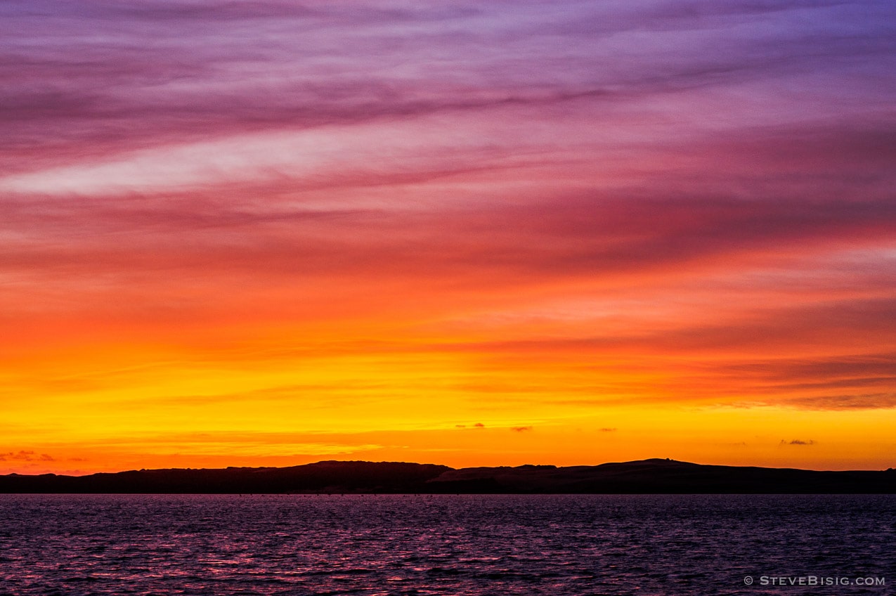 Sunset on Morro Bay No. 6, Morro Bay State Park, California, 2014