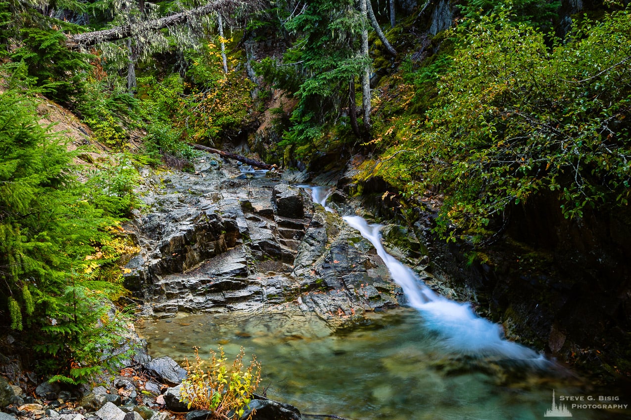 Waterfalls, Copper Creek, Washington, 2016