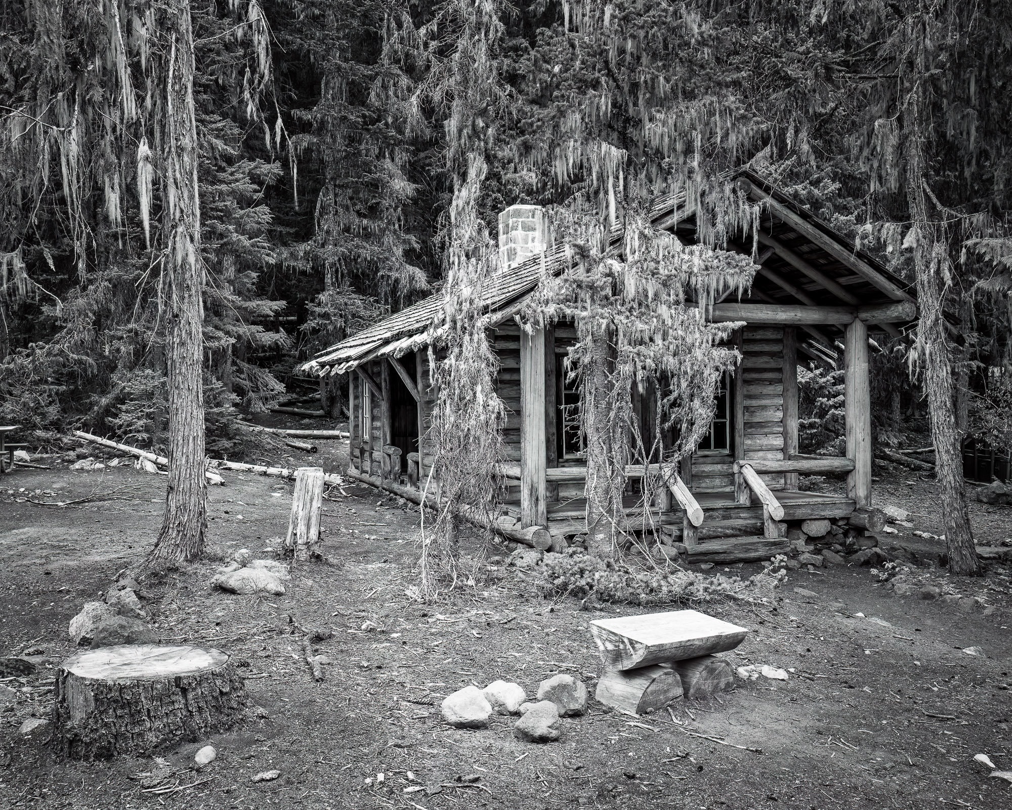 The White River Patrol Cabin, Mt Rainier National Park, Washington